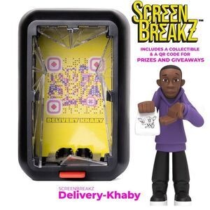 ScreenBreakZ Delivery Khaby 4.5" Collectible Figure SEALED